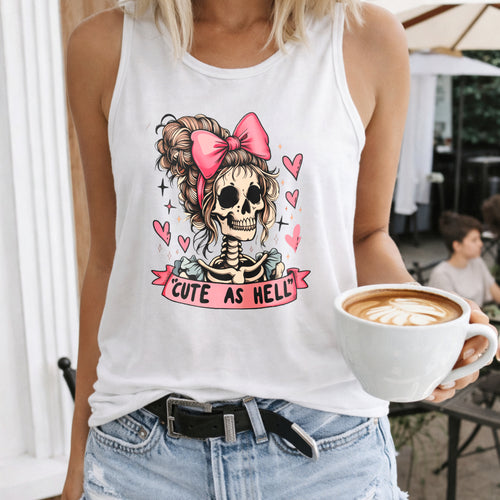 029 A Cool And Pocketed Shorts Women's Tank Top - product view