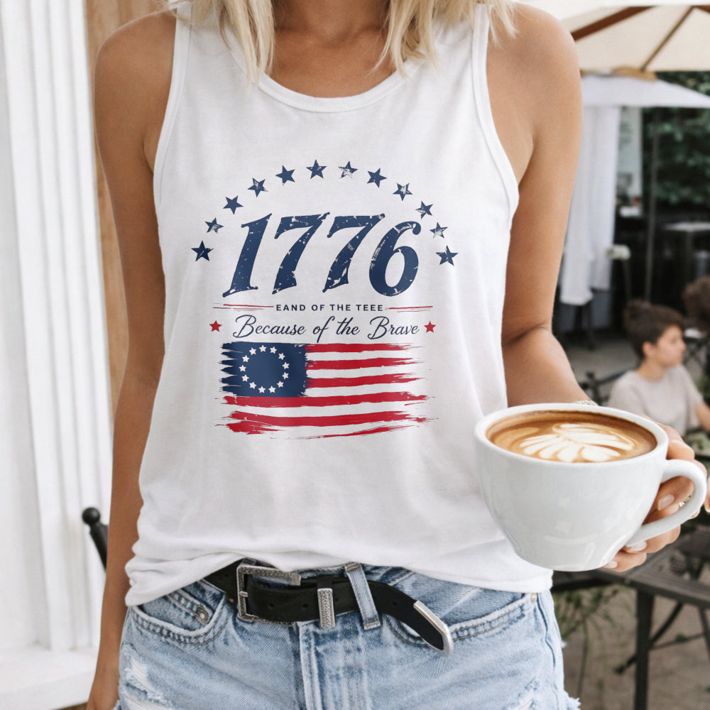 Land Of The Free Women's Tank Top - product view