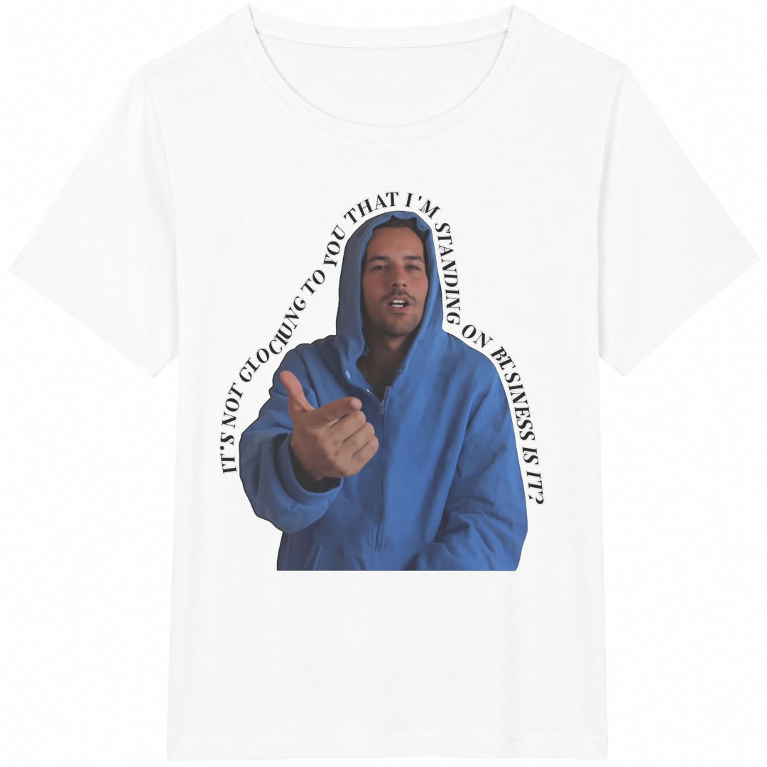 It's Not Clocking To You Cotton T-Shirt - product view