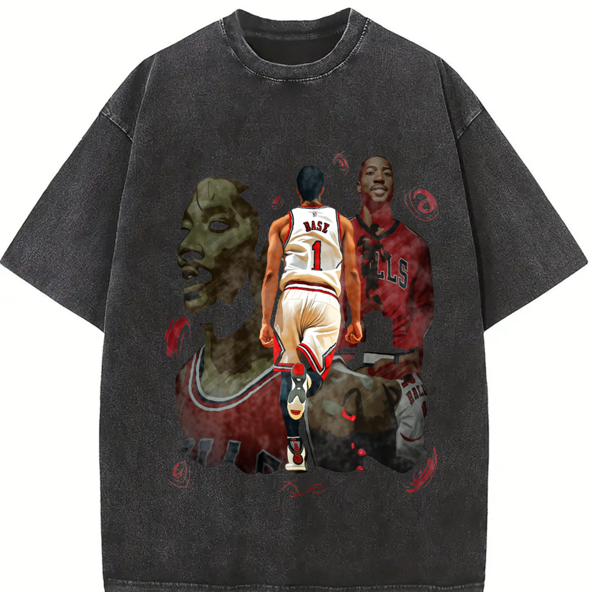 Thank You Derrick Rose Retirement Basketball Career Tribute Custom Graphic Tee Design By CBA