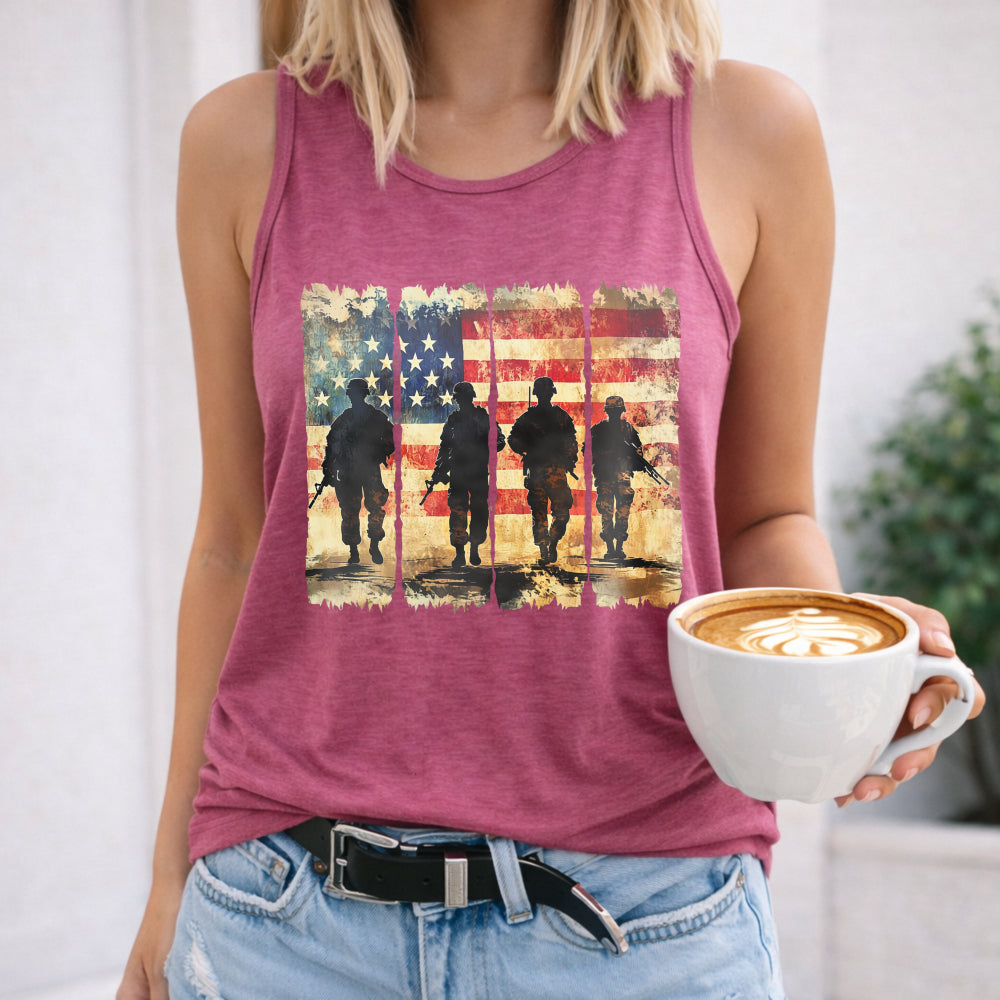Land Of The Free Women's Tank Top - product view