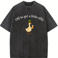 Comfort Colors Off To Get A Little Silly T-Shirt, St Patricks Day T-Shirt, St Paddys Day Goose Shirt, Funny Irish St Pattys Day Tee