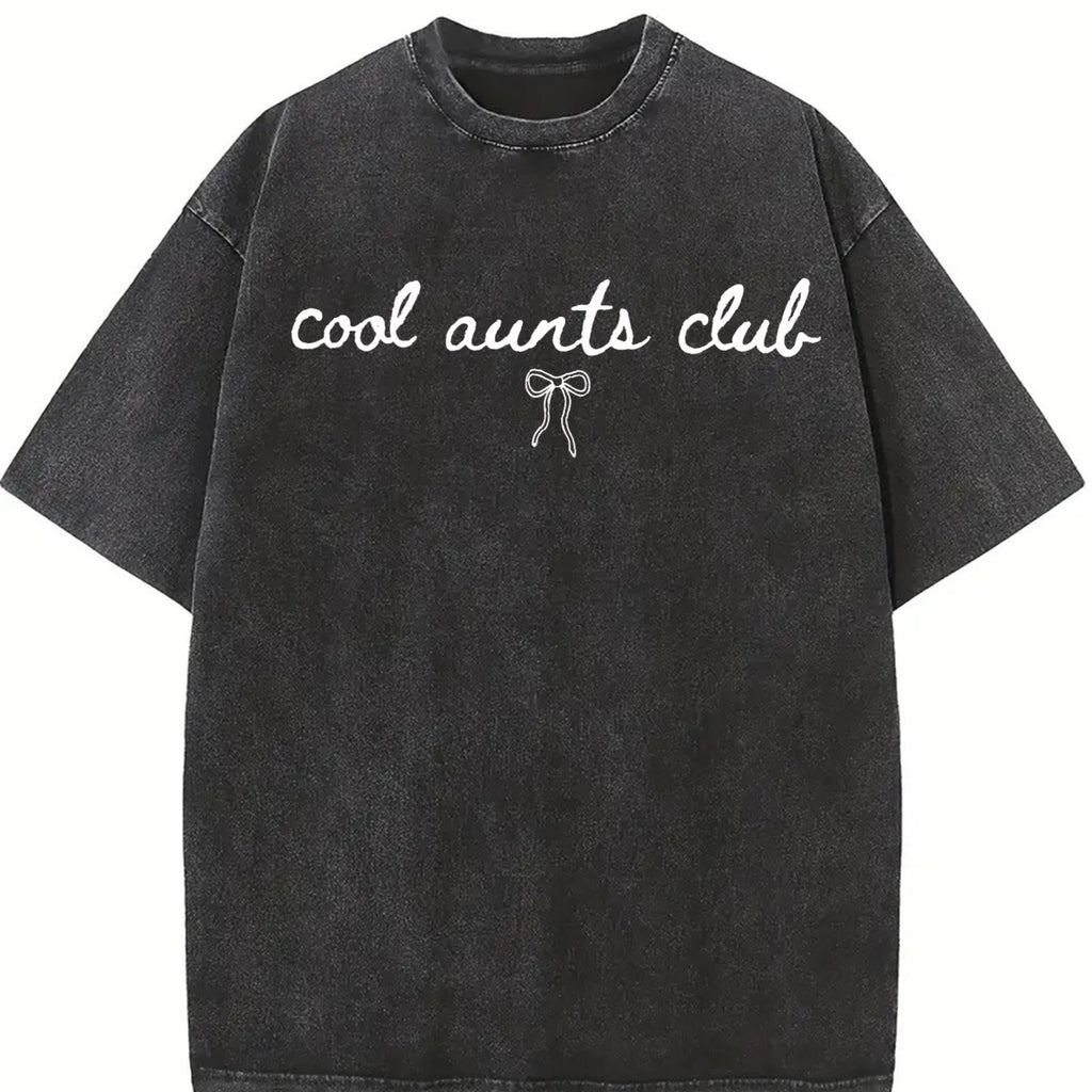 Cool Aunts Club Shirt Comfort Colors, Coquette Bow Aunt Shirt, Gift for Aunt to Be, Pregnancy Announcement, New Auntie, Trendy Aunt