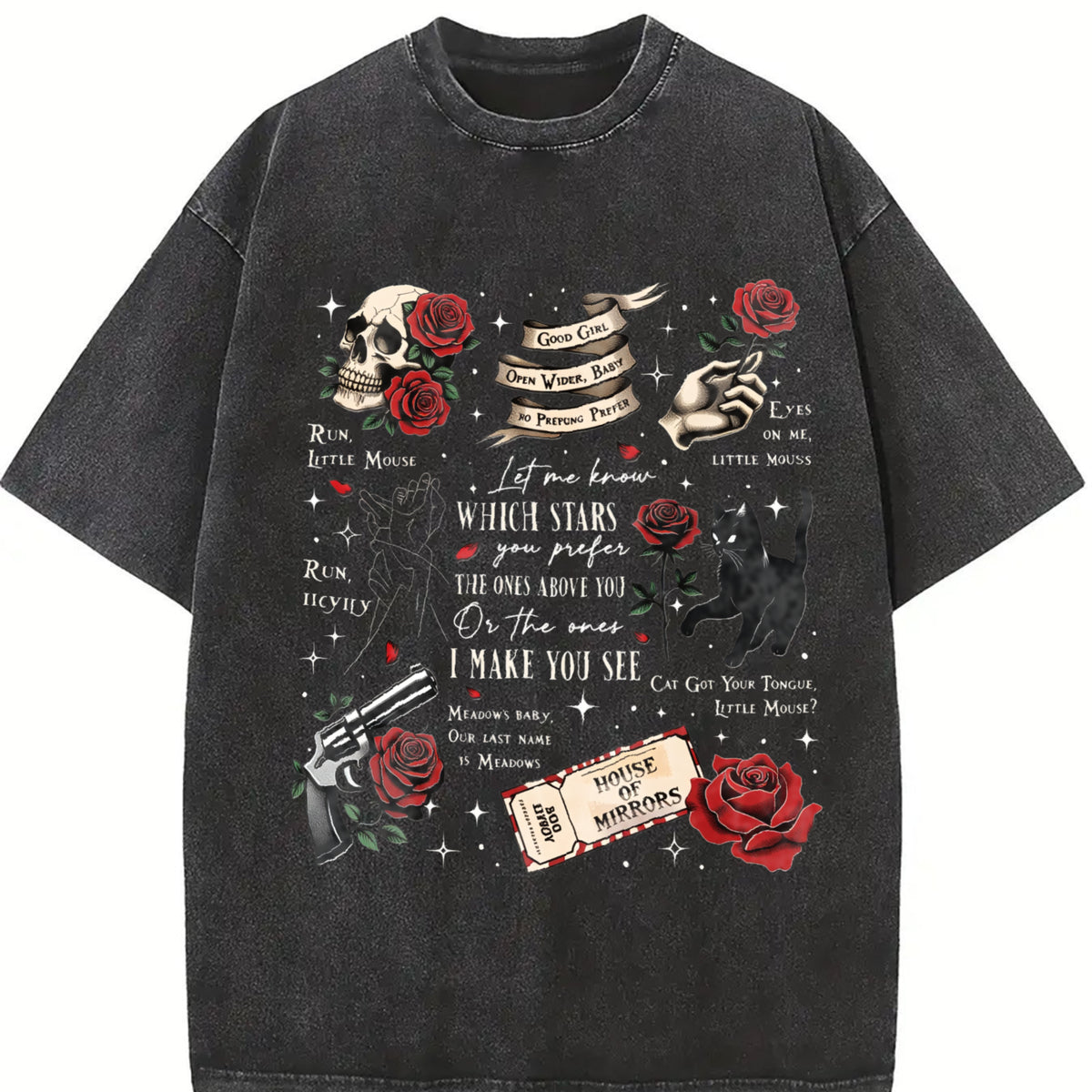 Run Little Mouse Comfort Colors Shirt, Haunting Adeline Shirt, Dark Romance Book Merch, Spicy Book Shirt, Smut Reader Gift, Cat and Mouse