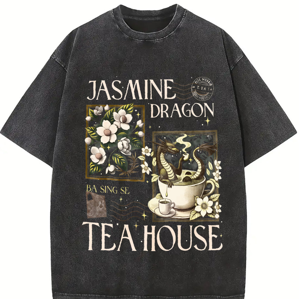 Jasmine Dragon Tea Shop Comfort Colors Shirt, Uncle Iroh Shirt Gift, Anime Lover's Gift, Uncle Iroh Tea Shop Inspired, Avatar TShirt