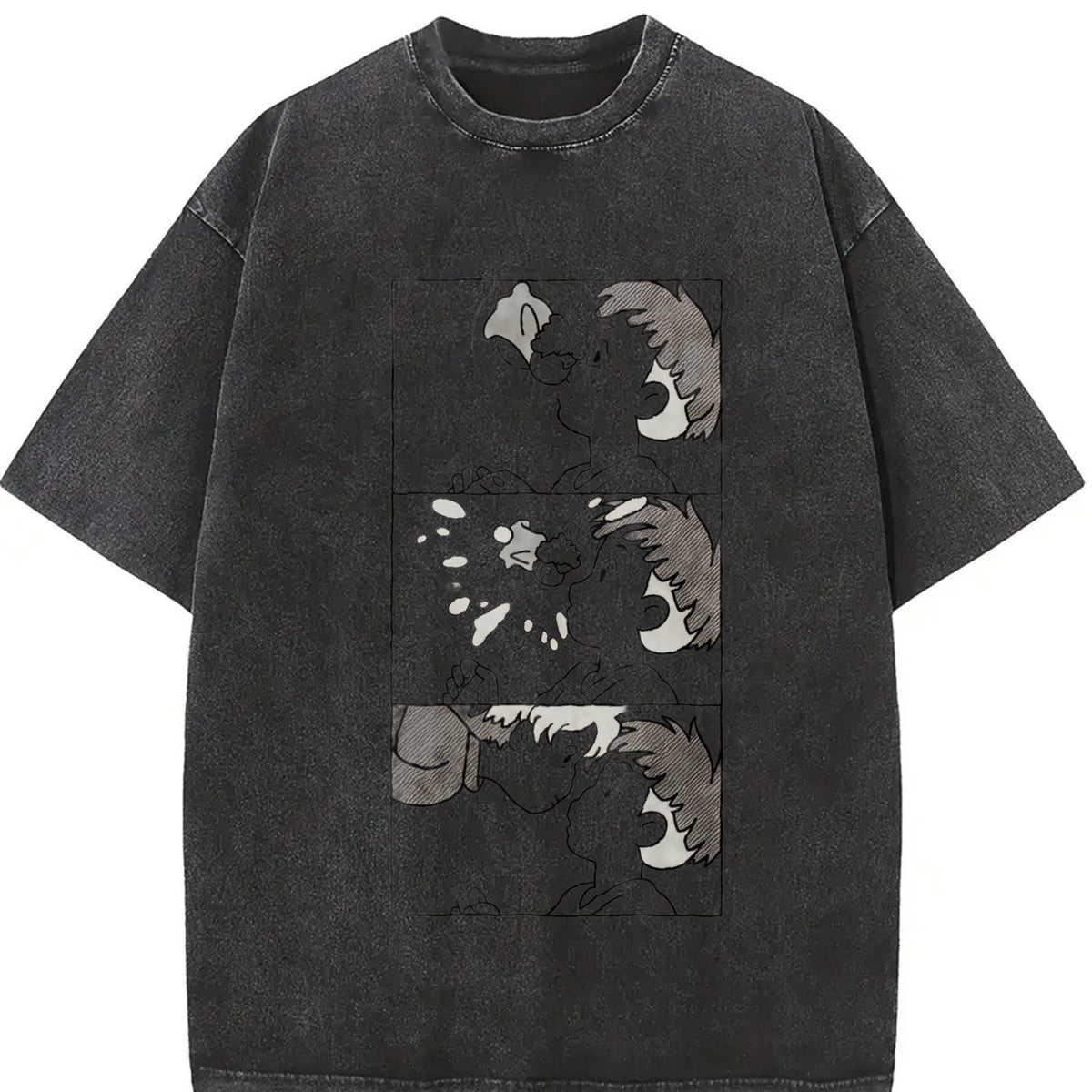 valentine shirts Ponyo Shirt, Studio Ghibli Shirt, Anime Shirt, Vintage T-Shirt, Crewneck Medium Cotton Short Slevee Casual Printed Summer Streetwear Tshirt