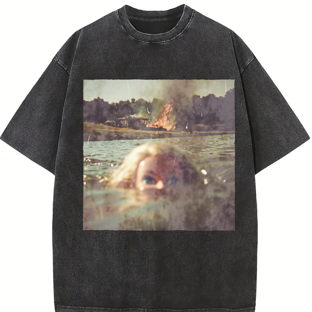 Funny Printed Design Unisex Oversized Crew neck T-Shirt & Sweatshirt,High-Quality Print,Casual Comfort Breathable Long Sleeve for Streetwear Fashion Men and Women's Top Daily Wear 07091