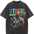8AM IN CHARLOTTE For All The Dogs Virgil Tribute Hate Survivor Graphic Rap Hip Hop T-Shirt Crewneck Cotton