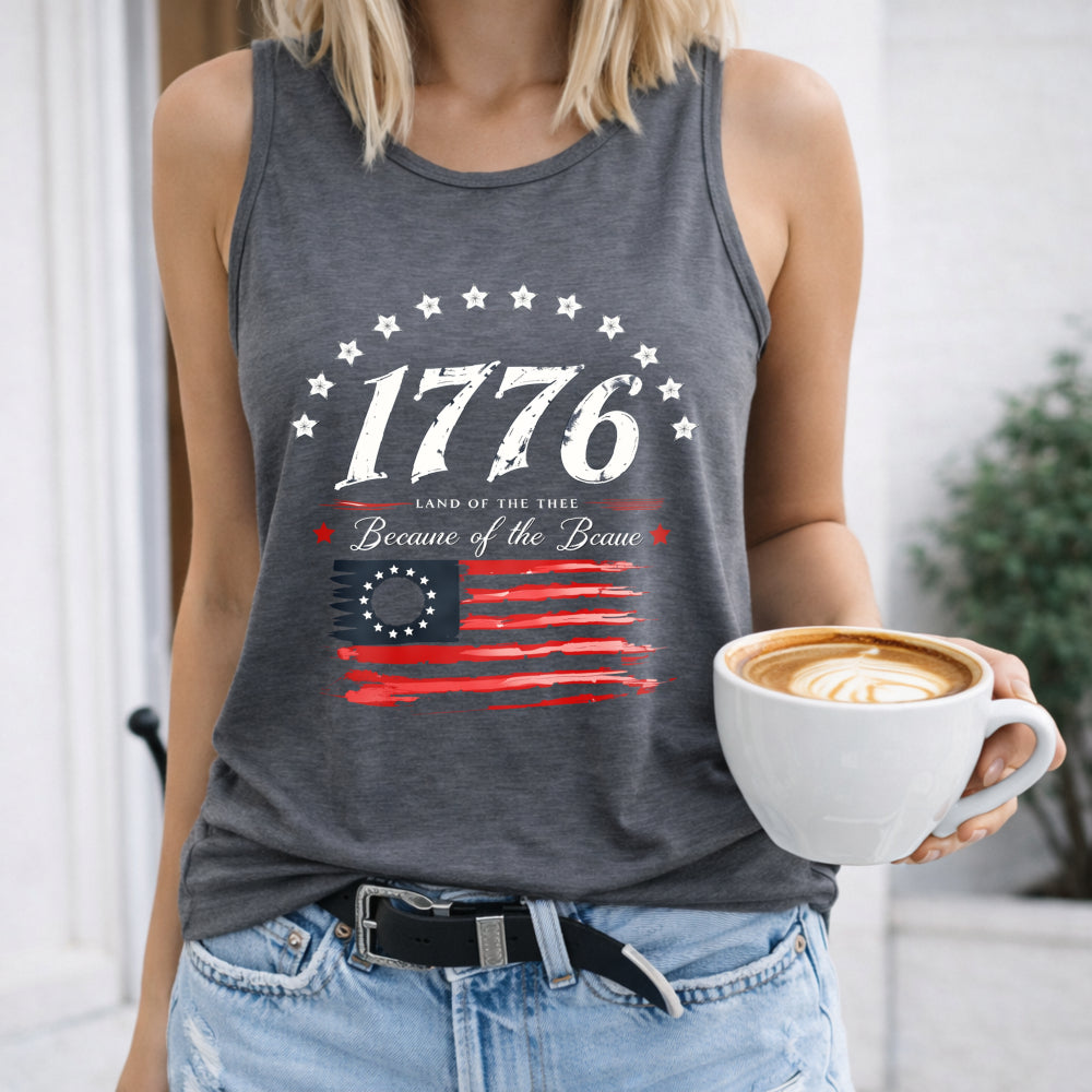 Land Of The Free Women's Tank Top - product view