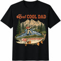 Reel Cool Dad Cotton T-Shirt - Black