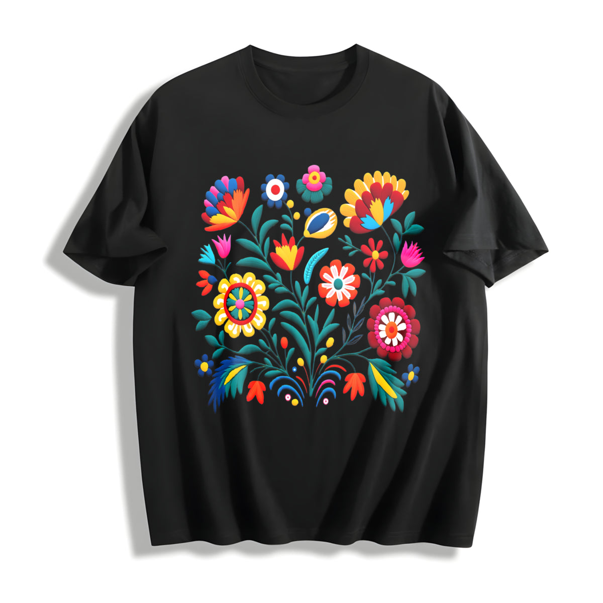 Mexican Cotton T-Shirt - Black