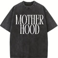 Mother Hood Tshirt, Trendy Mama, Mom Life Tee, Oversized Graphic Mom T-Shirt, Motherhood Shirt, Cool Mom Club Womenswear Summer Streetwear Casual