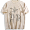 Dtmf Residence Tour Vintage Washed T-Shirt - Beige