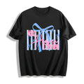 Make Heaven Crowded Bow Cotton T-Shirt - Black