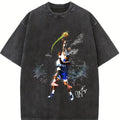 Anthony Howling Wolves Dunk Custom Design Graphic T-Shirt Crewneck Cotton