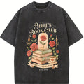 Comfort Colors Retro Belle's Book Club Shirt, Tale As Old As Time Belles Book Cafe Shirt, Princess Belle Shirt, Book Lover Gift, Reader Tee