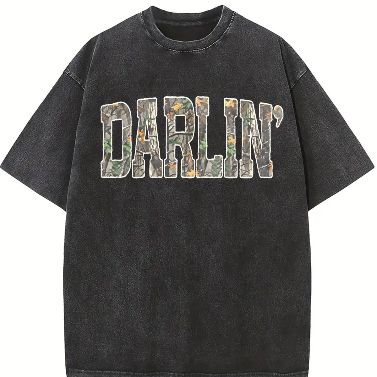 Retro Camo Western Sweatshirt, Darlin Retro Camo Country Distressed Cowboy Quote, Camouflage Shirt, Western Concert Sweatshirt, Southern Shirt