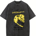 I Lost My Cheeseginity In Kenosha Wisconsin, Funny Meme Shirt, Sarcastic Cartoon Tshirt, Ironic Gen Z, Adult Graphic Top