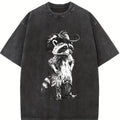 Western Raccoon Tshirt, Retro Cowboy Racoon Graphic Tee, Cute Oversized Tshirt, Funny Raccoon Meme T-Shirt, Retro Funny Shirt, Top Womenswear Summer