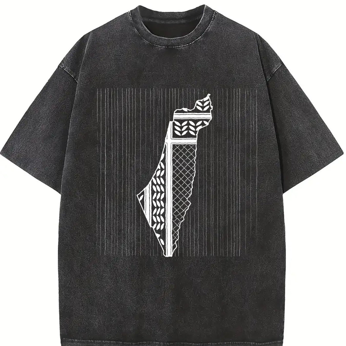 valentine shirts Palestines Symbol of Resistance T-Shirt Beach Palestinians Map T Shirts 2024 Cotton Tee Shirt For Male Short Sleeve Top Tees Menswear Vintage