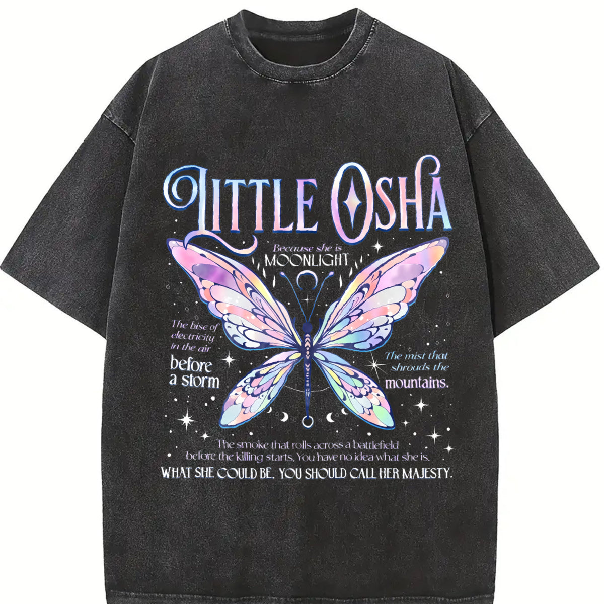 Little Osha Butterfly Comfort Colors Shirt, Quicksilver Callie Hart Shirt, Saeris Fane Kingfisher Inspired Tee, Quicksilver Fan Tshirt