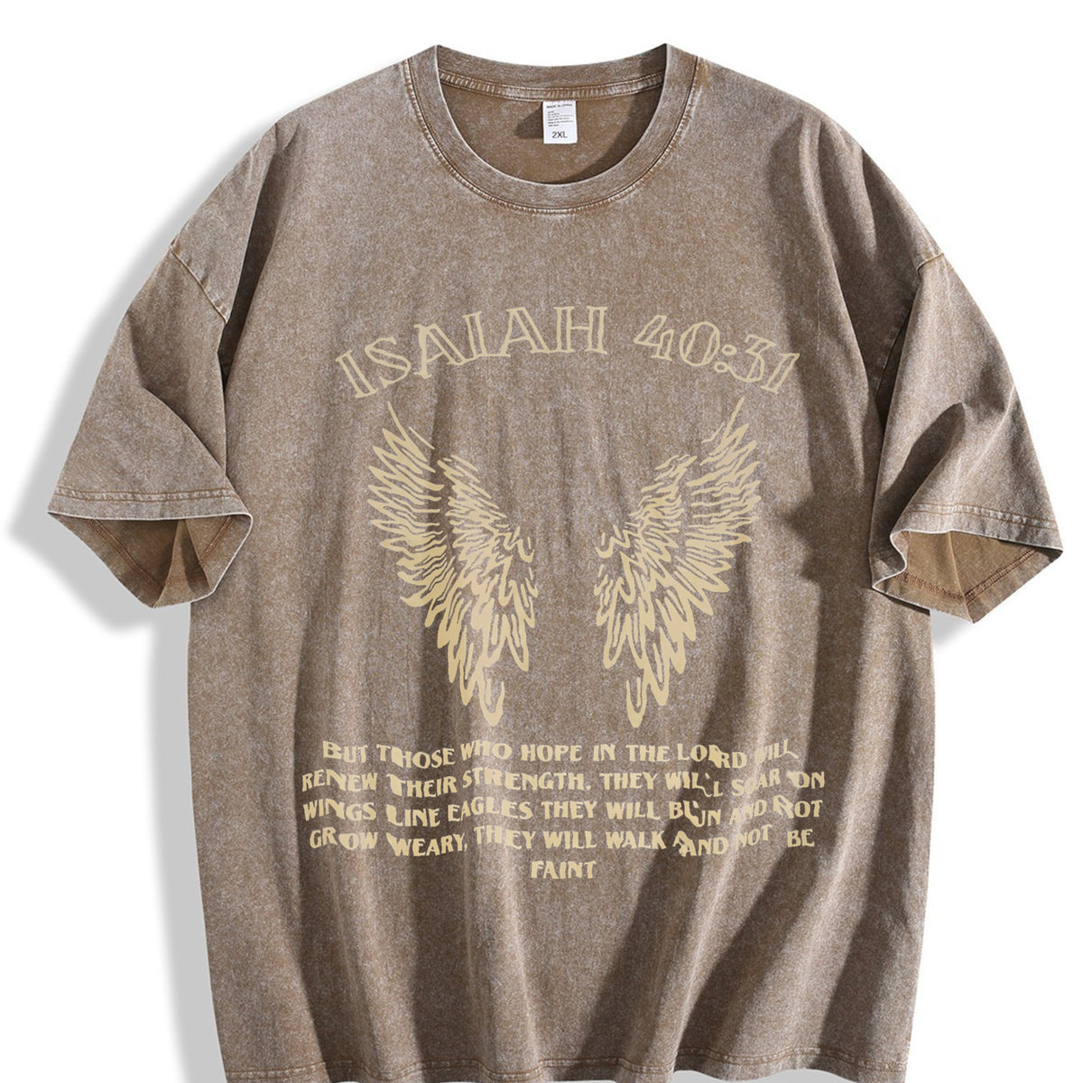 Faith Over Fear Vintage Washed T-Shirt - product view