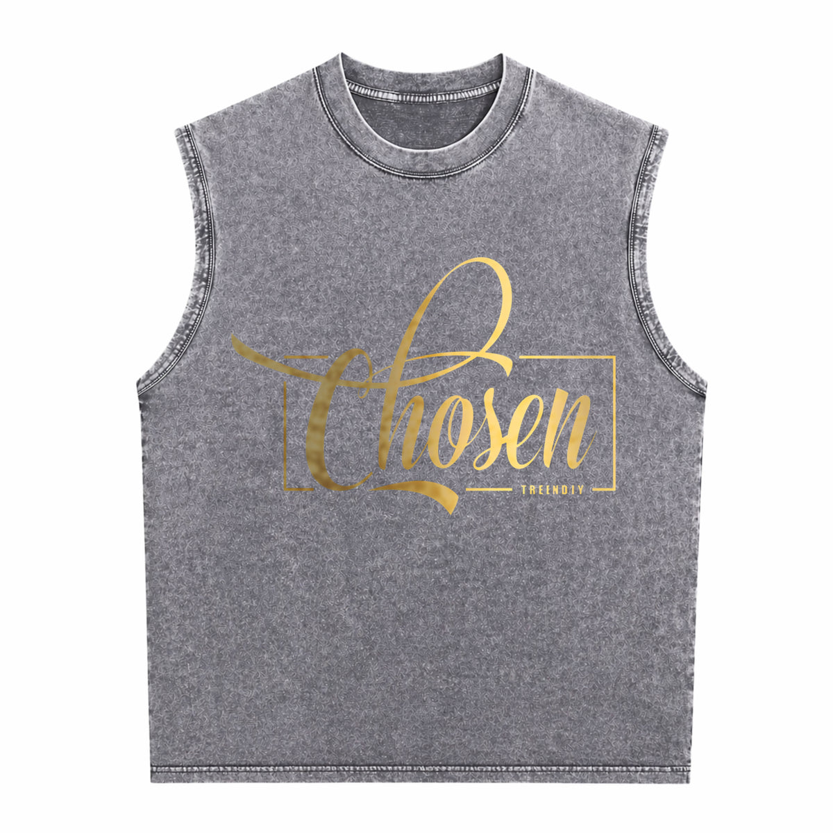 Cozy Men's Washed Tank Top - product view