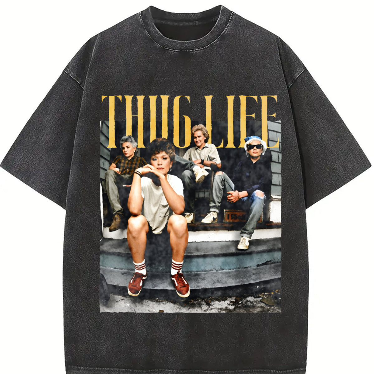 Comfort Colors Golden Girls Thug Life Comfort Shirt, The Golden Girls Fan Shirt, Golden Girls Lover Gift, 80s TV Sitcom, Shirt For Women Womenswear