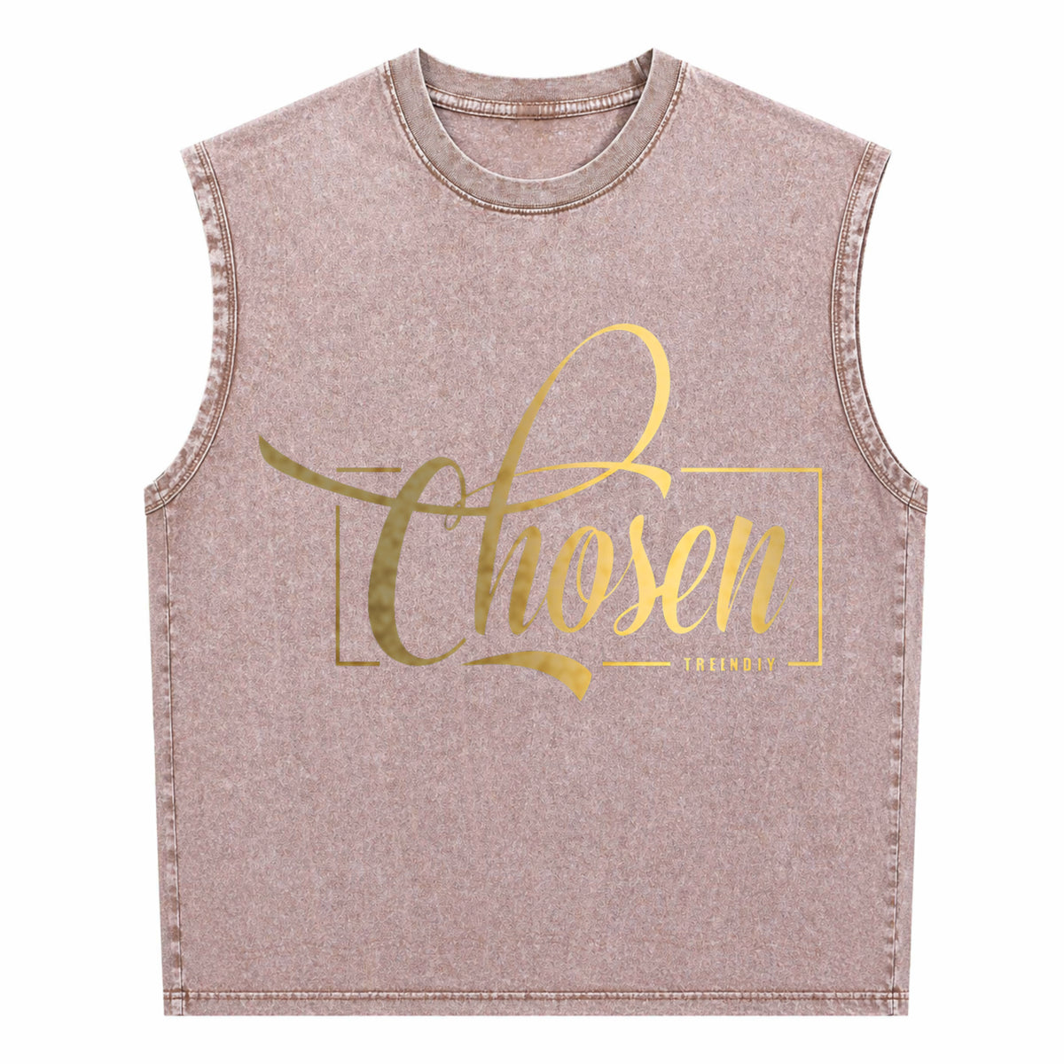 Cozy Men's Washed Tank Top - product view