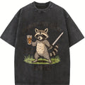 Comfort Colors Adhd Raccoon T-shirt, Funny Raccoon Shirt, Mental Health Tee, Current Side Quest Shirt, ADHD Tee