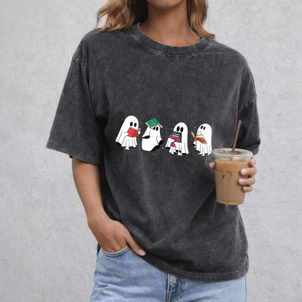 Ghost Acotar Book Shirt, Ghost Book Shirt, Acotar Ghost T-Shirt, SJM Halloween Shirt, Ghost Reading Book Tshirt, Bookish Ghost Sweatshirt, Ghost Sweatshirt, Sjm Merch