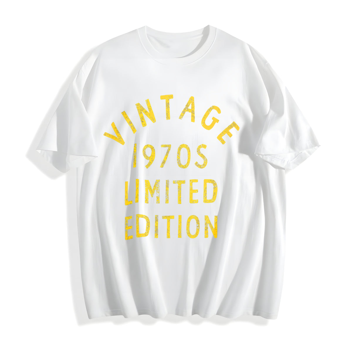 1970s Edition Funny Cool 1970 Theme Classic For Guys Funny Cotton T-Shirt - product view