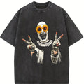 Retro Terrifier Art The Clown Tshirt, Scary Clown Tee, Creepy Slasher Film Graphic Shirt, Horror Fan Gift Top Womenswear