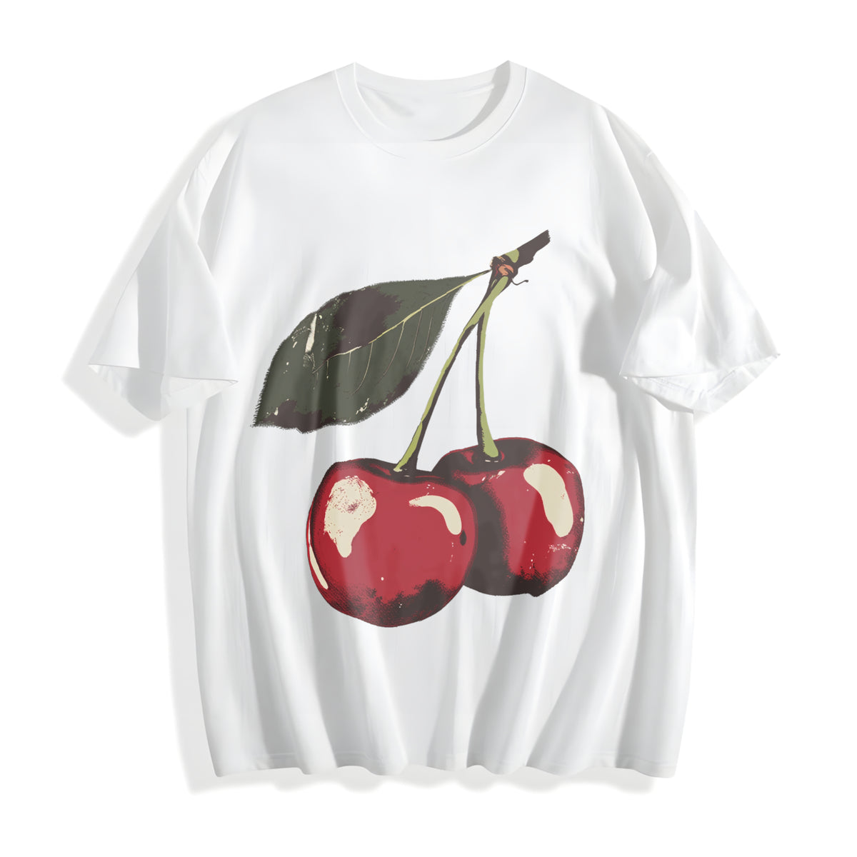 Cherry Cotton T-Shirt - product view
