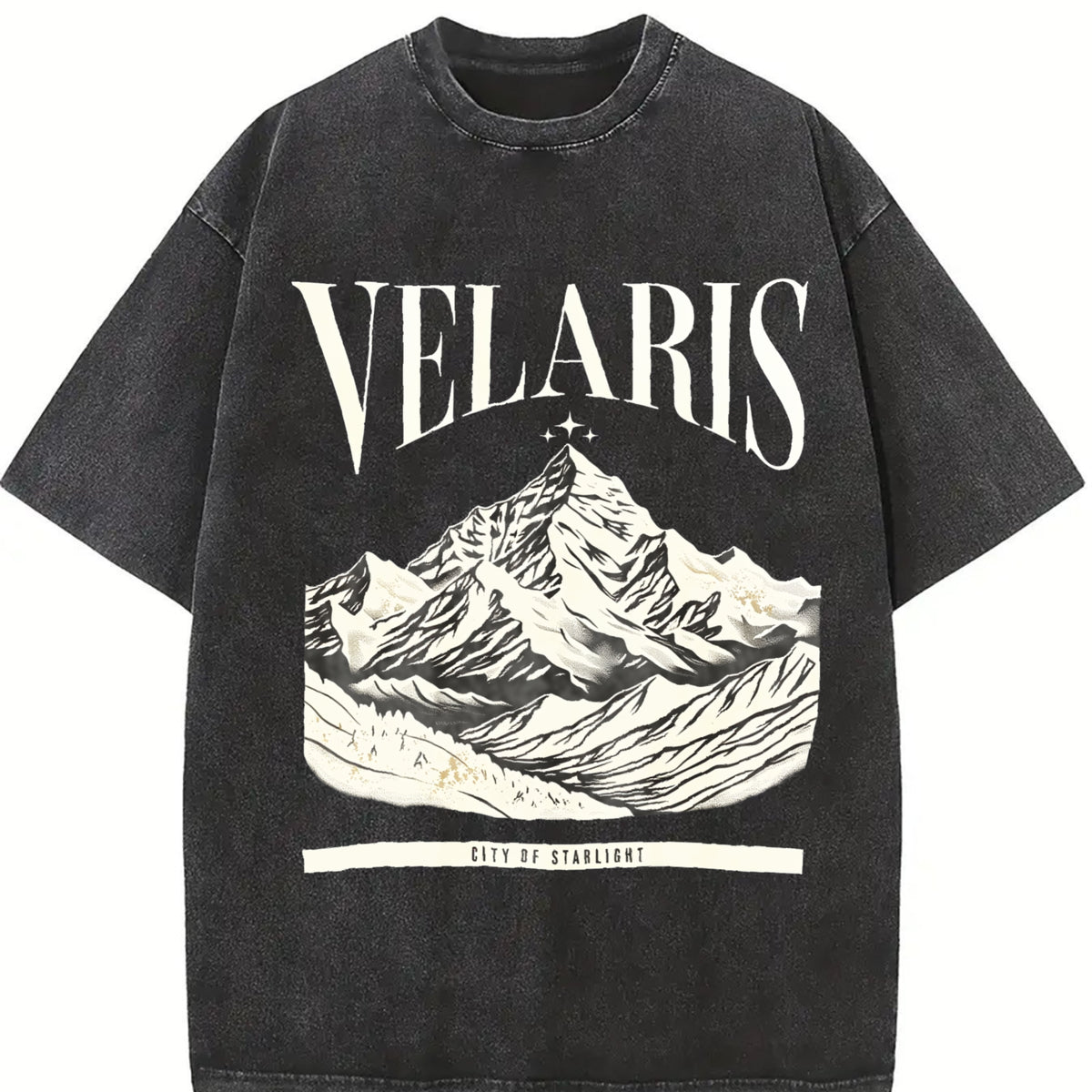 Retro Velaris Shirt , bookish merch, , Night Court Shirt Top Womenswear Comfort Streetwear Tshirt Casual Round Neck