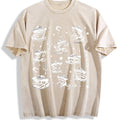 Cowboy Frogs Western Cowboy Vintage Washed T-Shirt - Beige