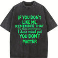 Plus Size Women's Mind Over Matter T Shirt Featuring Bold Statement Text for Casual Spring and Summer Outfits