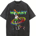 Victor Wemby Space Monstar Basketball Jam 90's Vintage Style Retro Custom Graphic Design T-Shirt