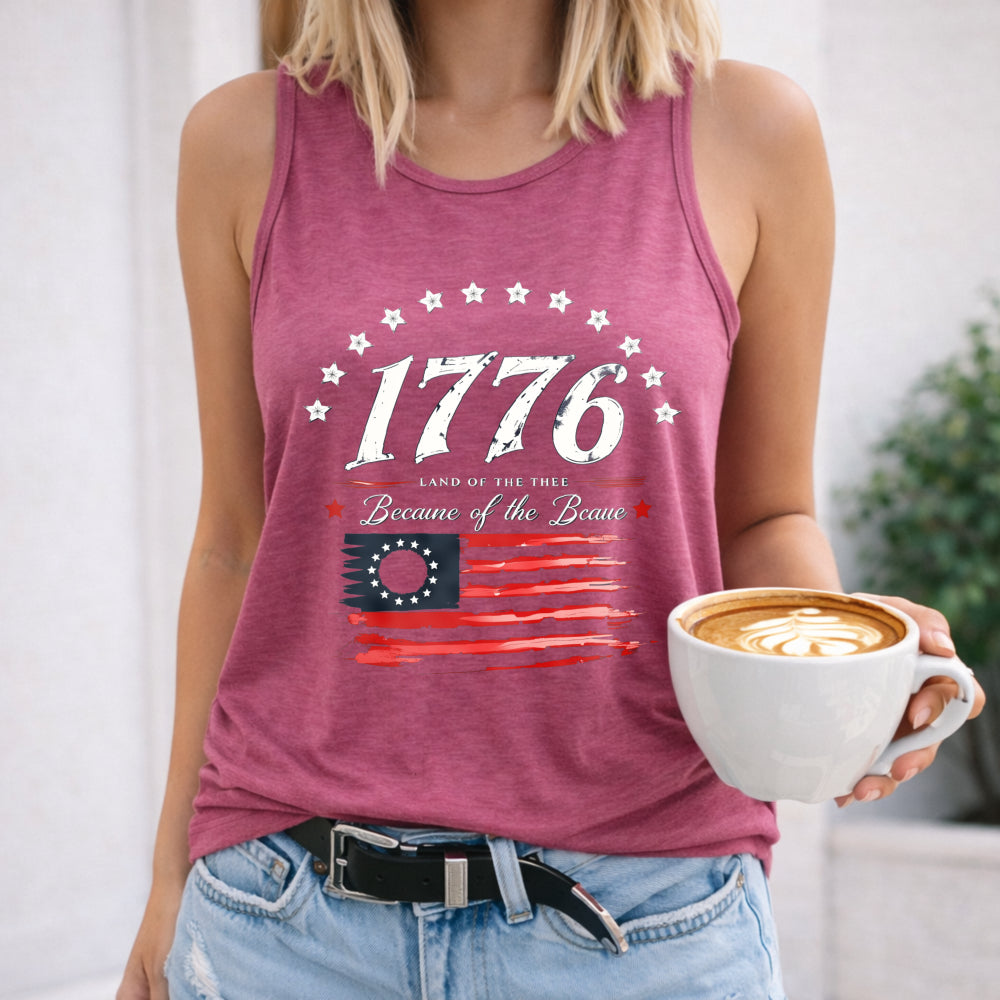 Land Of The Free Women's Tank Top - product view
