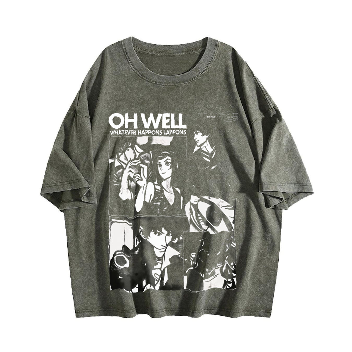 Cowboy Bebop Vintage Washed T-Shirt - product view