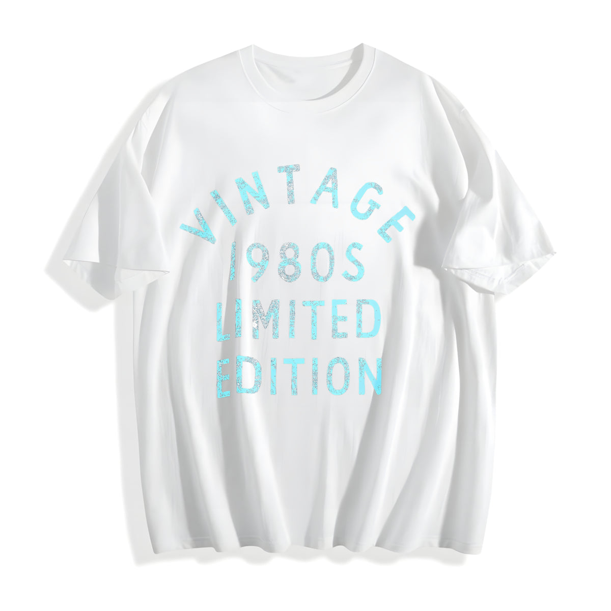 1980s Edition Funny Cool 1980 Theme Classic For Ladies Funny Cotton T-Shirt - product view