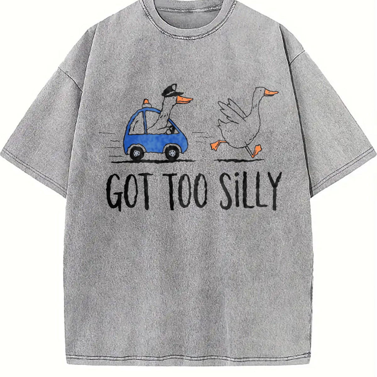 Got Too Silly Goose Matching Father & Son Vintage Washed T-Shirt - product view