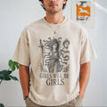 Medusa : Feminist Greek Mythology Vintage Washed T-Shirt - Beige