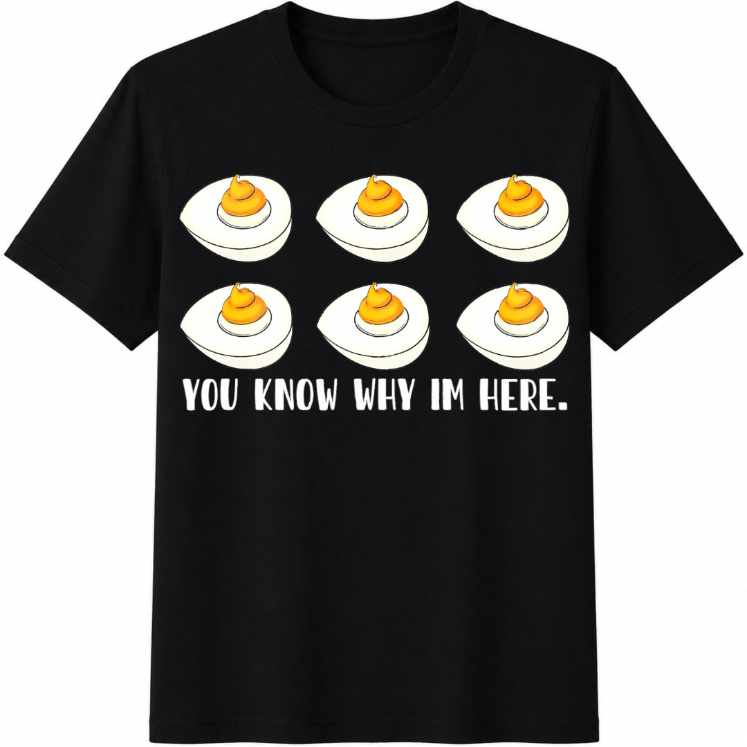 Funny Easter Cotton T-Shirt - Black