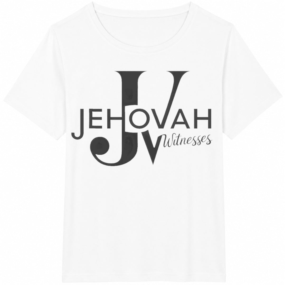 Jehovah Witnesses Letters Cotton T-Shirt - product view