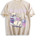 Anti Social Book Club Vintage Washed T-Shirt - Beige