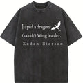 Xaddy Shirt Xaden Fourth Wing Iron Flame Comfort Colors Shirt, Xaden Basgiath War College For Book Lover Dragon Rider Violet Sorrengail Rebecca Yarros