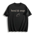 Bend And Snap Cotton T-Shirt - Black