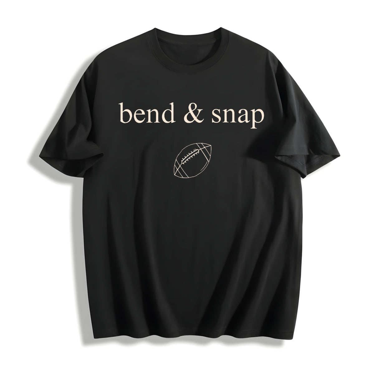 Bend And Snap Cotton T-Shirt - Black