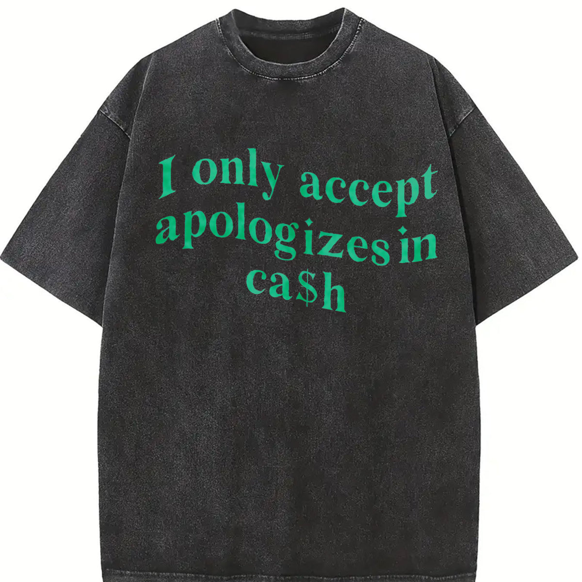 Women's Slogan Print Round Neck Crop Tee, Fashion Casual Crew Neck Short Sleeve T-shirt for Daily Holiday Vacation Outdoor Wear, Ladies Clothes for Summer, Crew Neck Tops